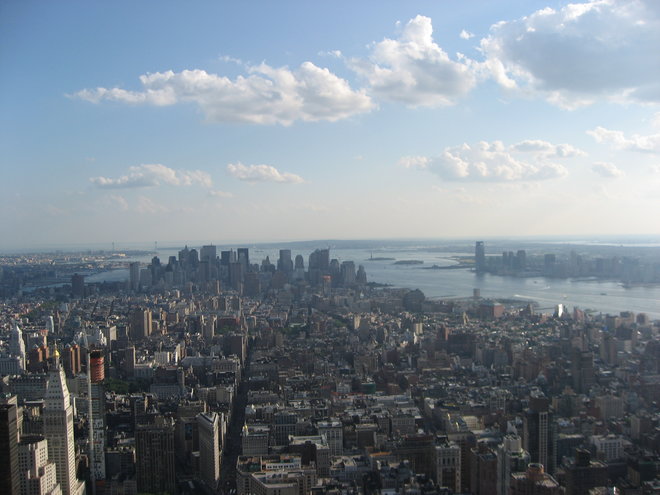Downtown Manhatten from the Empire State Building